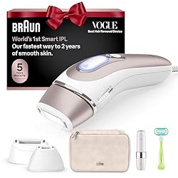 VOGUE’s BEST HAIR REMOVAL DEVICE THE SMART AT-HOME LASER HAIR REMOVAL DEVICE: The World's 1st Smart IPL for women and men that learns and adapts to you for 2 YEARS¹ of smooth skin and PERMANENT reduction in hair regrowth (¹Following recommended regim...