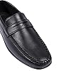 A2Z Mens PU Leather Smooth Shoes Easy Slip On Loafer Comfort Wide Fit - Loafer Men AZ310793704 Black 7 UK #2