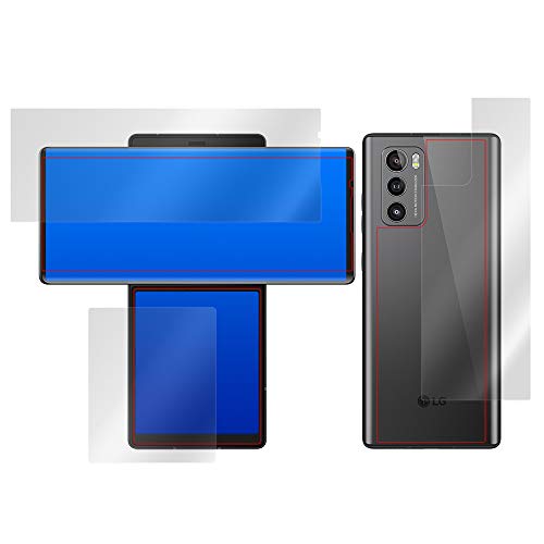 �~���r�b�N�X LG WING ���C���E�Z�J���h��ʁE�w�ʃZ�b�g �p PET���t�B���� �����K���X�����̍d�x ���d�x9H�f�ލ̗p �ᔽ�� ���{�� OverLay Plus 9H O9HLLGWING/S/12