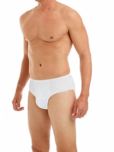 Underworks mens Mens Disposable 100% Cotton Underwear Classic