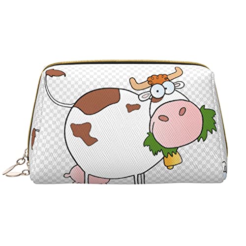 Trousse de maquillage vache KOOLR idéale pour organiser vos cosmétiques en voyage