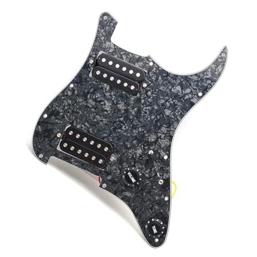 Pickguard HH pour guitare électrique assemblage pré-câblé débutant pour changer de micro
