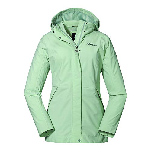 Schöffel Damen Jacket Eastleigh L, winddichte, atmungsaktive Regenjacke,...