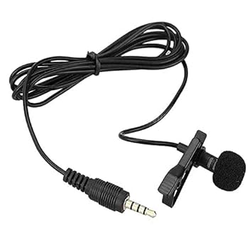 Delhi Deal Collar Mic Voice Recording Filter Microphone For Singing Youtube Smartphone Digital Noise Cancellation Clip Collar Mic For Youtube Video | Interviews | Lectures | News | Travel Videos Mike for Mobile (Black)