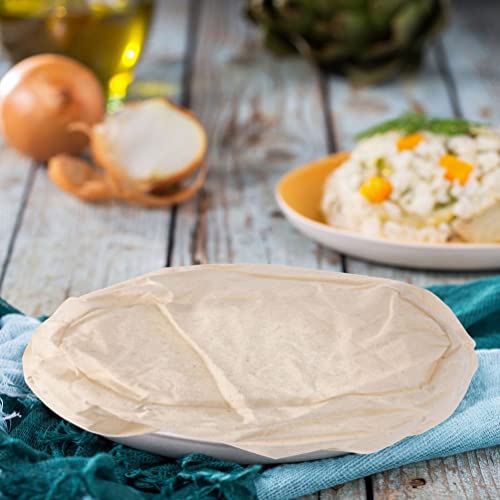 Cabilock 4 peças ovais de forro de pano para pão Banneton, à prova de pão, rattan natural, para assa