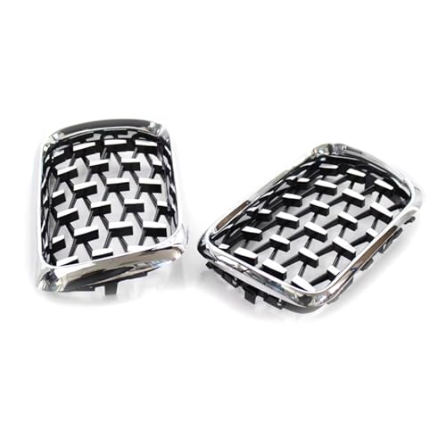 Parrilla delantera cromada de alta resistencia estilo diamante para M3 E36 4