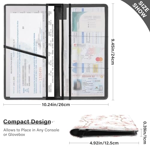 Organizador para carro cuero miniatura 3