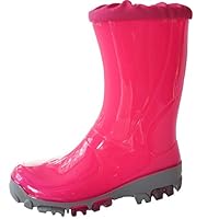 Muflon Toddlers Little Kids 1-9yrs Boys Girls Wellies Rain Boots Unisex Children Wellington Boots