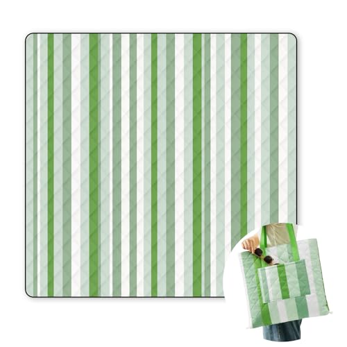 JACTUM 2 in 1 Tote Picnic Blanket Waterproof Outdoor Camping Mat,Large Capacity Beach Blanket 80''x80'' 7Layers Easy to Foldable and Carry.