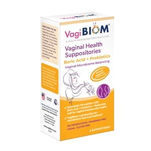 VagiBiom Boric Acid Suppositories w...
