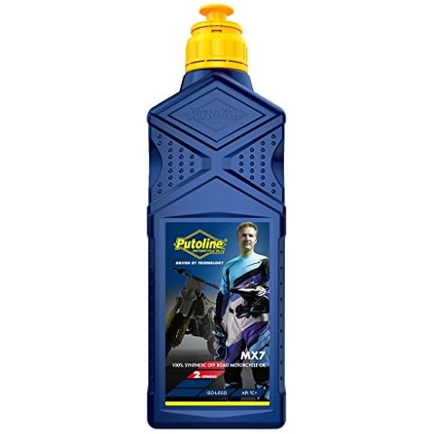 Putoline MX7 Premiere 100% Synthetic Two Stroke Oil For Off Road. 1 Ltr Cover