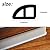 White Rubber Flexible 39Inches Flexible Quarter Round Flooring Molding Suitable for Curved Base Mold Applications, Wrapping Around Columns and Curved Starting Steps.