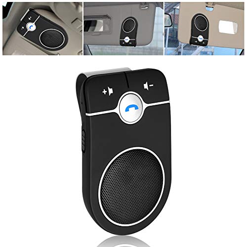 Product Image 5: Bluetooth Hands Free Speakerphone, Aigital Upgraded Bluetooth Car Kit AUTO Power ON Speaker for Cell Phone, Wireless Visor-Clip Music Player with Built-in Mic for Hands-Free Talking