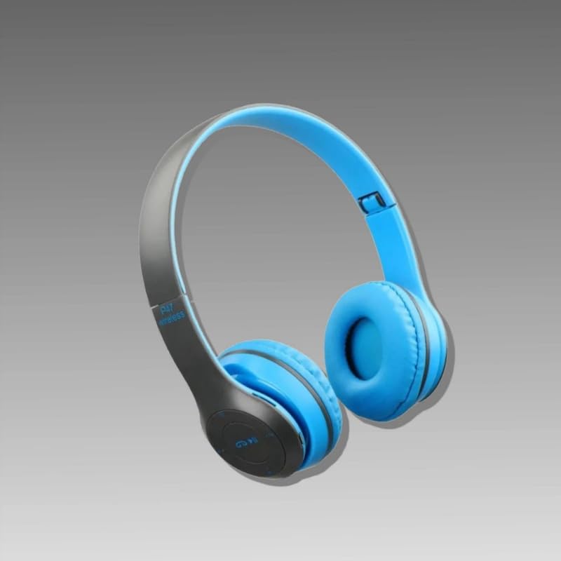 Image of P47 Wireless iC-18 Headphone with Mic & SD Card Slot Bluetooth Headset