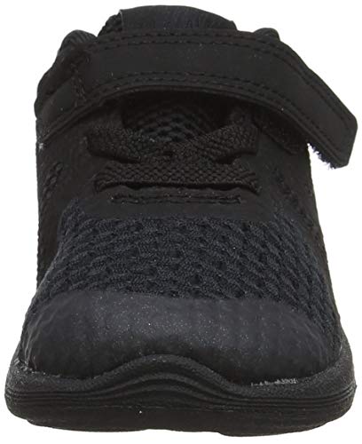 Nike Unisex-Child Revolution 4 (TDV) Running Shoe, Black/Black, 6C Regular US Toddler2