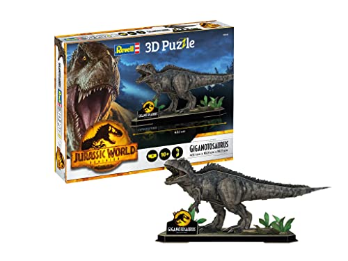 Revell 00240 Jurassic World-Puzzle 3D Giganotosaure Giganotosaurus Rompecabezas, Multicolor