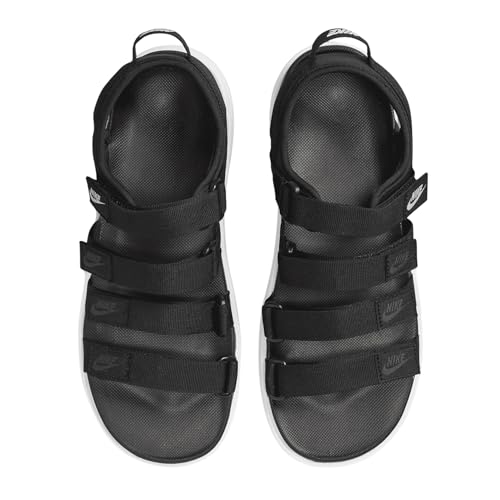 Image of Nike Women's Icon Classic Sandal NA Black /White-White (DH0224 001) - 11