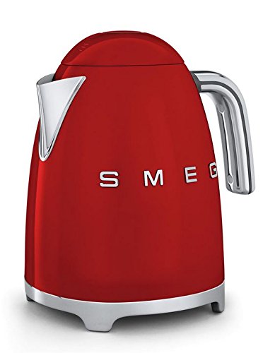 Smeg KLF01RDUS 50's Retro Style Aesthetic Electric Kettle, Red