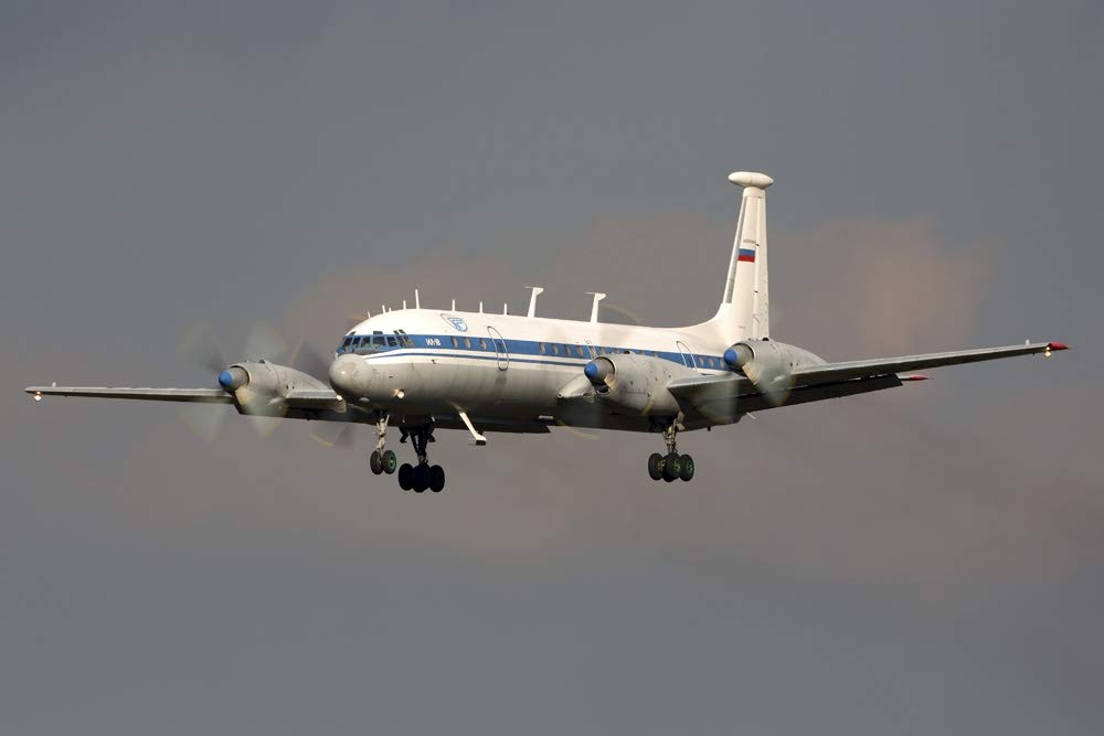 IL-22M command post airframe of Russian Air Force landing, Russia. Poster Print by Artem Alexandrovich/Stocktrek Images (17 x 11)