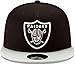 New Era NFL 9FIFTY 2-Tone Snapback Team Color Adjustable Hat Cap One Size (US, Alpha, One Size, Las Vegas Raiders Black/Grey)