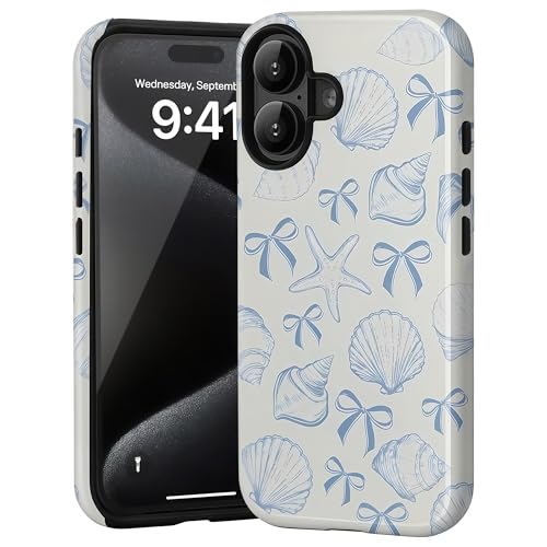 Coque iPhone 17 coquillage bleu pour sublimer le style des femmes actives