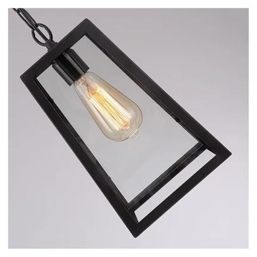 Lámpara colgante de cadena retro Loft para pasillo y bar 7