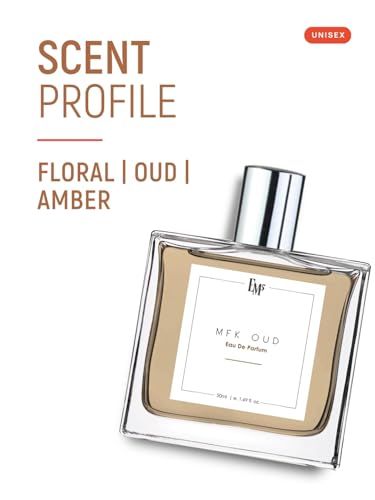 Image of EM5 MFK Oud Unisex Perfume | Warm Spicy Oud Aromatic | EDP Spray For Men & Women | Strong & Long Lasting Fragrance | Luxury Gift For Him /Her