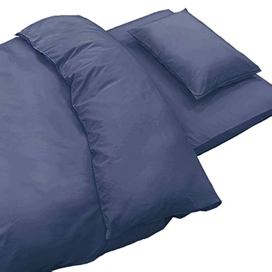 布団カバー ダブル 4点セット コットン100％ 寝具カバーセット ネイビー 布団カバー ダブル 4点セット コットン100％ 寝具カバーセット