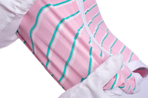 Image of Puppy Striped Recovery Suit for Female Male Dogs Cats,Zip Up Dog Onesie Recovery Shirt Abdominal Wounds,Professional Spay Neuter Dog Pet Bodysuit After Surgery Wear Anti Licking Wounds