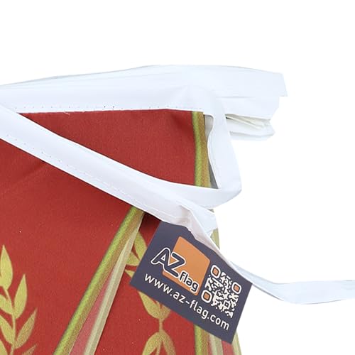 AZ FLAG - Fahnenkette Römische Kaiserzeit 6 Meter Mit 20 Flaggen - 21x14 cm - Rom Girlande Flaggenkette 14 x 21 Cm