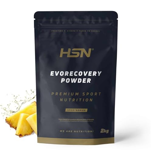 HSN Recuperador Evorecovery | Piña 2Kg | Batido Post Entreno con Proteína Hidrolizada Clear Aminoácidos Carbohidratos Sales Minerales | No Incluye Dosificador | No-GMO Vegetariano Sin Gluten