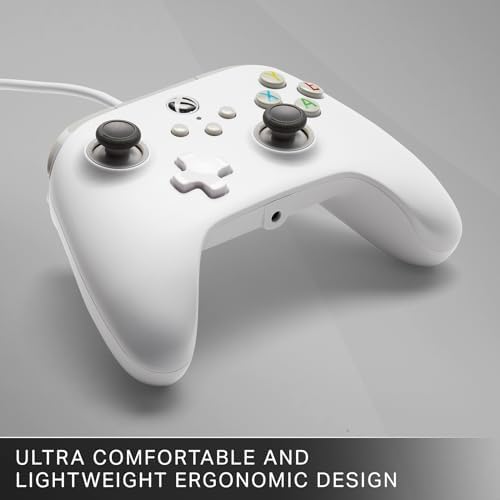 Kontroler przewodowy PowerA do konsoli Xbox Series X|S Biały
