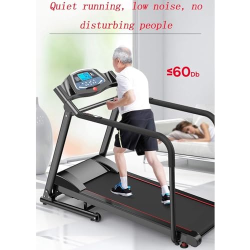 Image of Folding Treadmills Household Multifunctional Elderly Treadmill Rehabilitationhine, Hydraulic Folding 10.1 inch Screen Electric