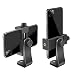 SharingMoment Premium Smartphone Holder/Vertical and Horizontal Tripod Mount Adapter Rotatable Bracket with 1/4 Inch Screw/Adjustable Clip for iPhone, Android Cell Phone, Selfie Stick, Camera Stand