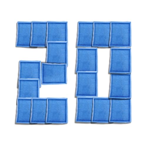 Image of 20 Pack Replacement Aquarium Filter Cartridge, Fit for Aqua-Tech 10-20 Gallon Power Filters, for Aqua-Tech EZ-Change #2 Fish Tank Filters