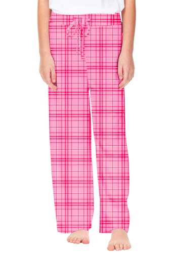 Image of Remimi Girl Boy Plaid Pants Drawstring Summer Casual Loose Bottoms 5-14 Years