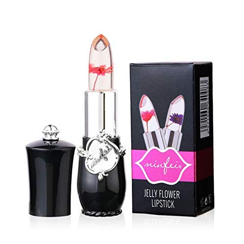 ARTIFUN Étanche Lèvres Bâton Hydratant Rouge à lèvres de longue durée Transparent Gelée Fleur Maquillage Rouge À Lèvres Cover