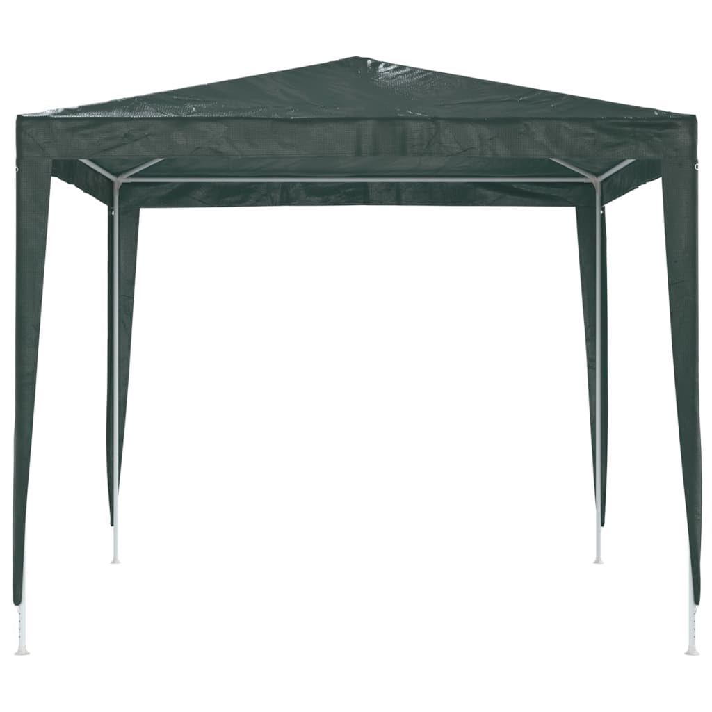 vidaXL Profi-Partyzelt 2,5×2,5 m Grün 90 g/m²
