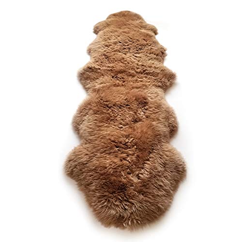 MINIU ムートン 高級贅沢 メリノ種羊 天然ムートン100% ラグマット ムートンラグ 毛足約70~90mm ムートンフリース ファー マット