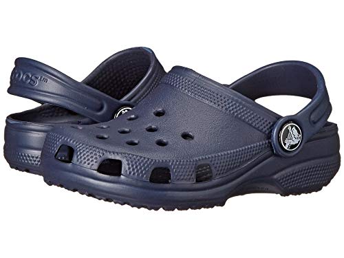 Image of Crocs Kids Unisex Classic Navy Clogs and Mules - C10C11