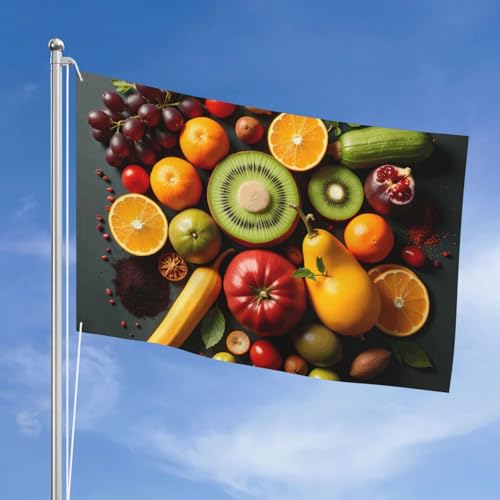 Drapeau d'extérieur double face en polyester pour cour terrasse et maison