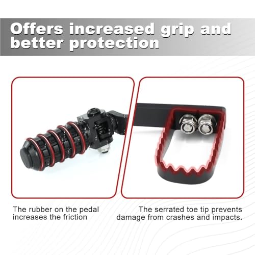 Pédale levier vitesse acier premium pliable pour moto DR650