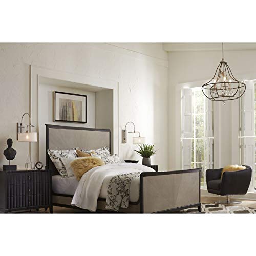 Image of Progress Lighting Kempsey Collection One-Light Swing Arm Wall Bracket, Nickel, 19-3 /4 inch x 12 inch