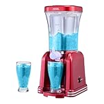 VEVOR Slushy Machine for Home, 32oz Tank Home-use Margarita Machine, Smoothie Frozen Drink Maker with Food-Grade Materials, Slushie Machine for Home DIY, Kids' Parties, Red