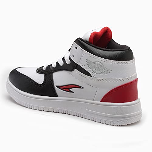Image of ASIAN Kid's THUNDER-11 Casual White Sneaker Outdoor,High Neck Shoes with Extra Jump Casual Lace-Up Shoes for Boy's