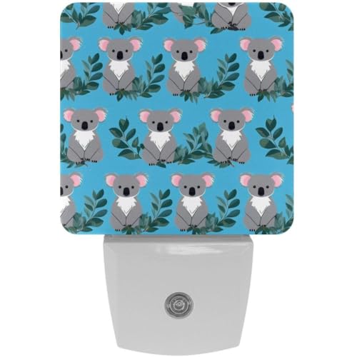 Lámpara de noche LED Koala para niños con sensor crepuscular miniatura 1
