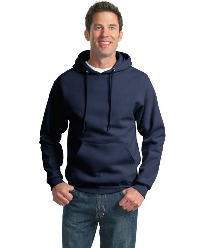 Jerzees 4997M 9.5 oz., 50/50 Super Sweats Pullover Hoodie XL True Navy