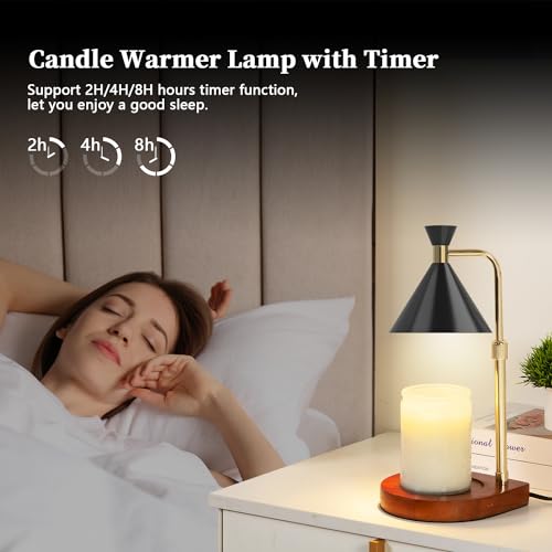 Courtney's Candles Open Style Black Mini Size - Replacement Decorative Shade for Fragrance Lamp