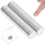 Gjinxi NdFeb Metal Collar Stays 50PCS, 9x2mm Strong Attractive NdFeb Dress Shirts Collar Stays Inserts, Attractive Neodymium Rare Earth Buttons for Clothing DIY Electronic Components Crafts