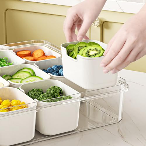 Plateau de service divisé avec couvercle robuste et design épuré - 8